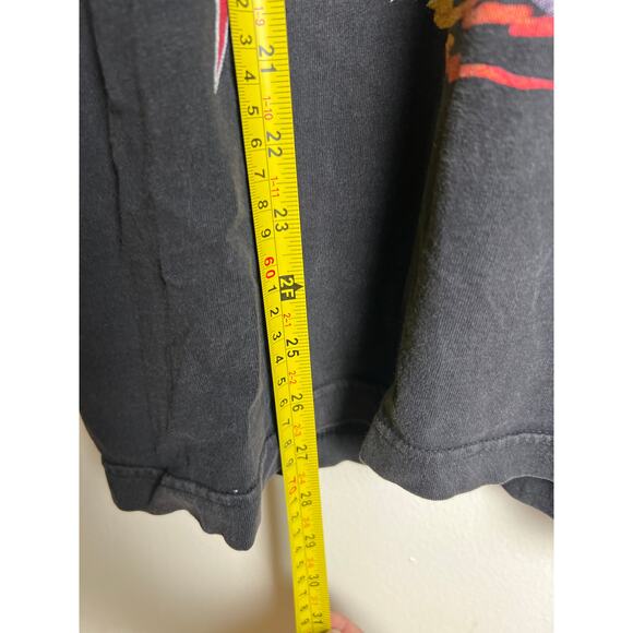 Joligolf Dragon Black Graphic Tee Shirt Size Large Grunge 100% Cotton - Picture 3 of 6